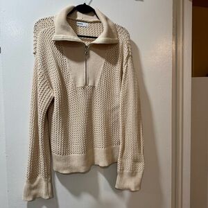 Sonoma Beige Cowl Neck Sweater Size S